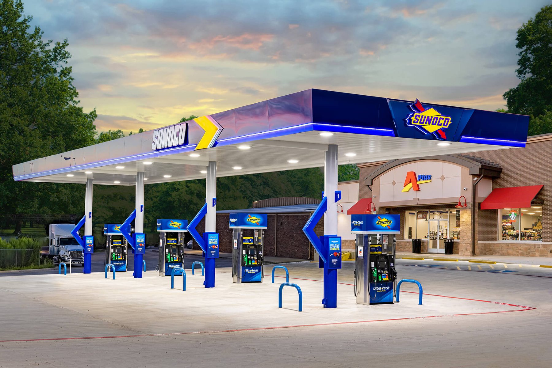 Sunoco branded fuel station